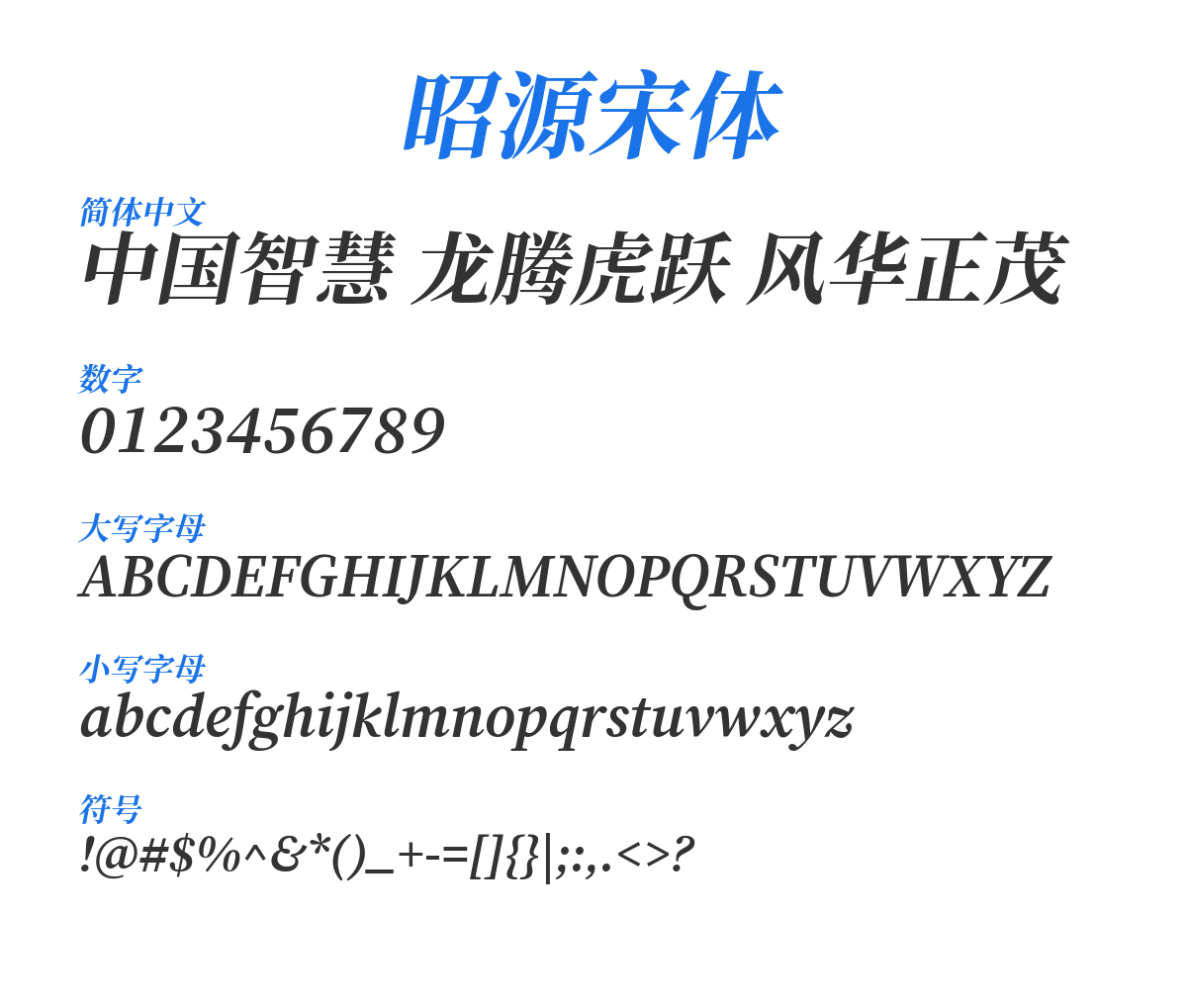 Chiron Sung HK Bold Italic 预览